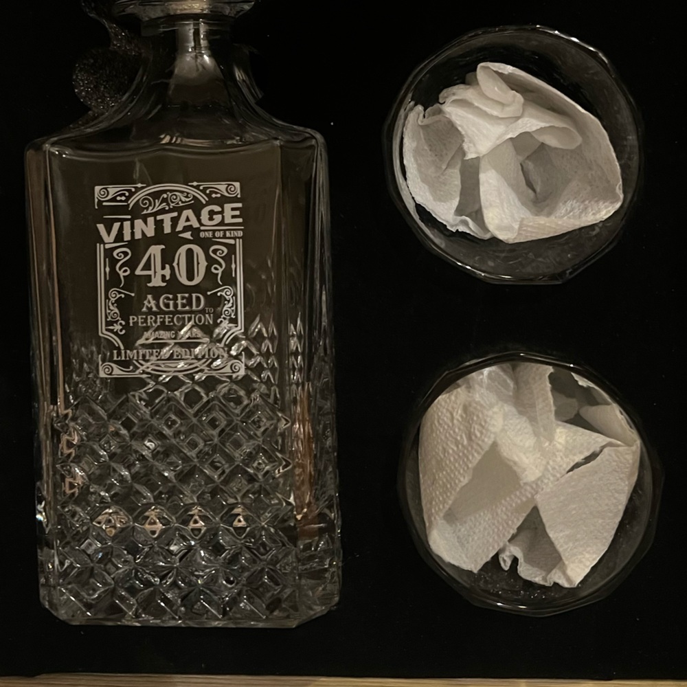Wooden limited edition whisky decanter set collectors dream